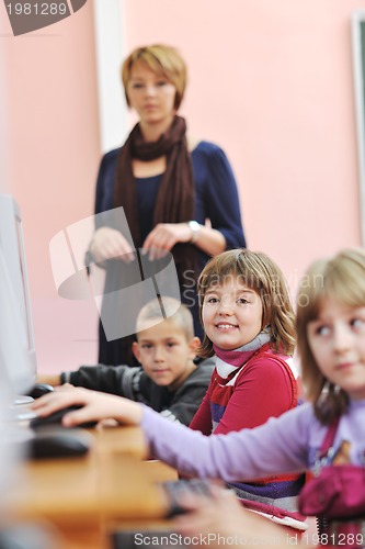 Image of it education with children in school