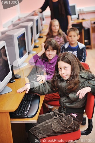 Image of it education with children in school