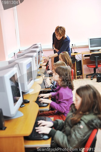 Image of it education with children in school