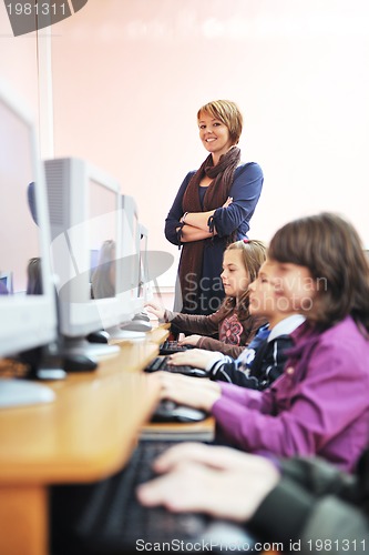 Image of it education with children in school