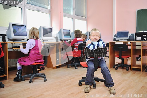 Image of it education with children in school