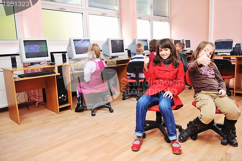 Image of it education with children in school