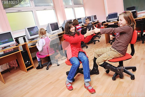 Image of it education with children in school