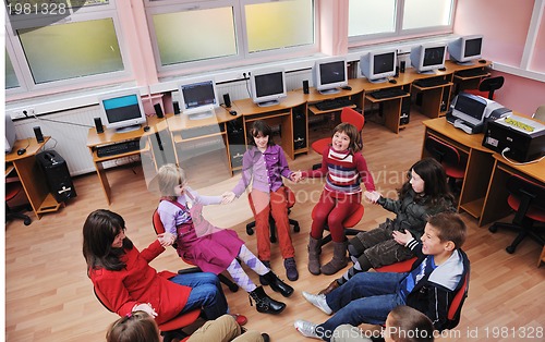 Image of it education with children in school