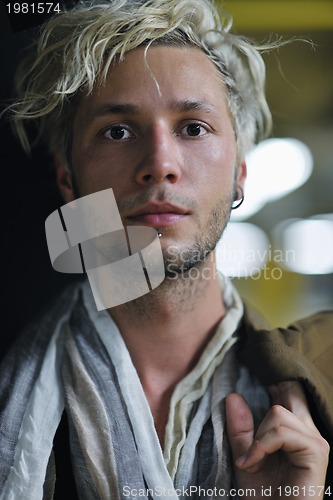 Image of Portrait of an handsome man
