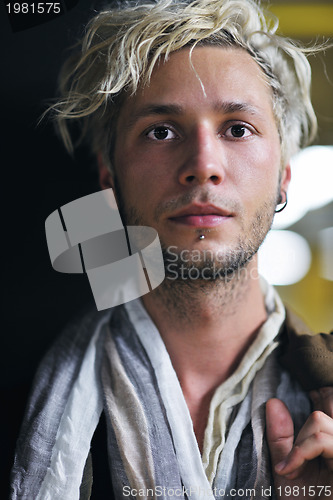 Image of Portrait of an handsome man