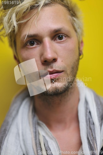 Image of Portrait of an handsome man