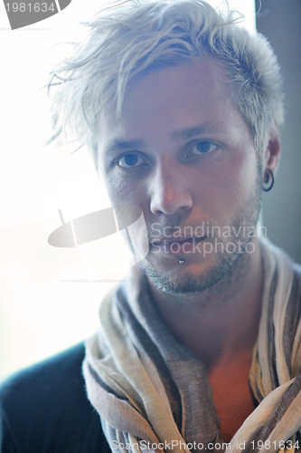 Image of Portrait of an handsome man