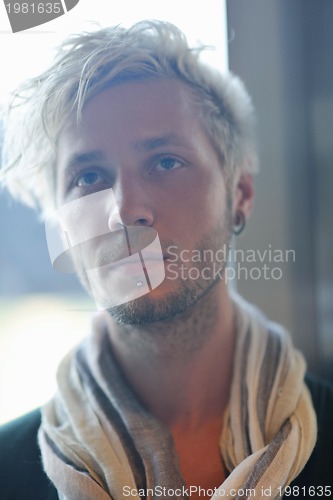 Image of Portrait of an handsome man