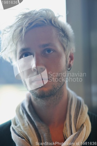 Image of Portrait of an handsome man