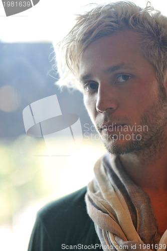 Image of Portrait of an handsome man