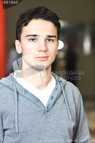 Image of student male portrait at campus