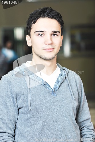 Image of student male portrait at campus