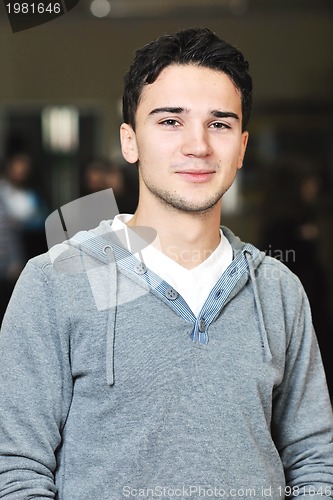 Image of student male portrait at campus