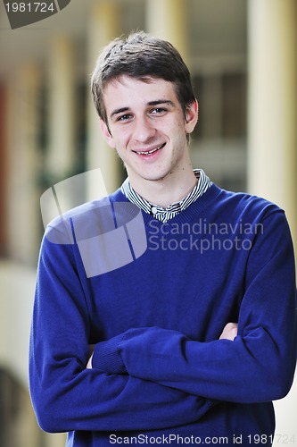 Image of student male portrait at campus