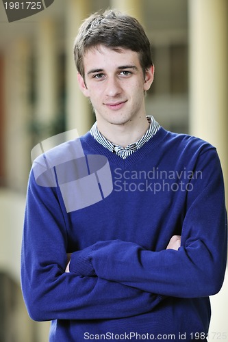 Image of student male portrait at campus