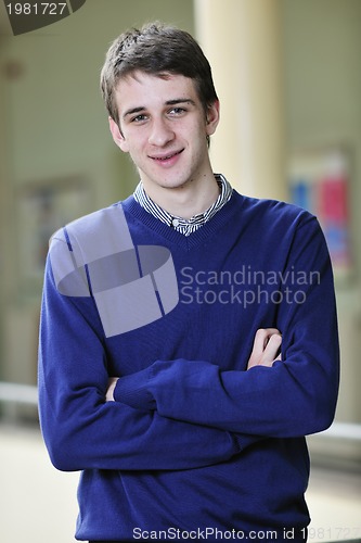 Image of student male portrait at campus