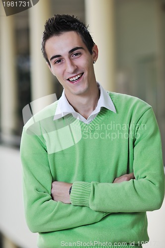 Image of student male portrait at campus