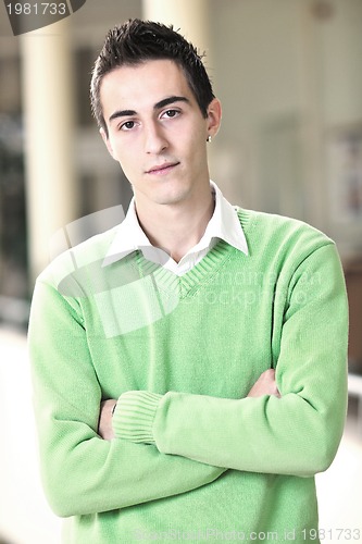 Image of student male portrait at campus