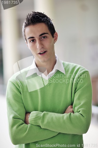 Image of student male portrait at campus