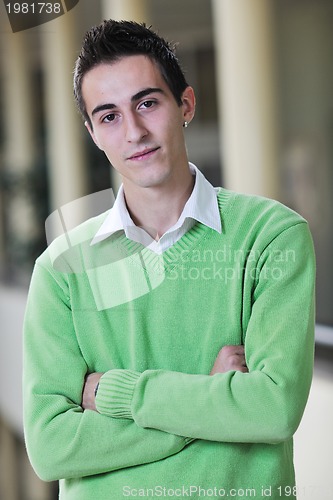 Image of student male portrait at campus