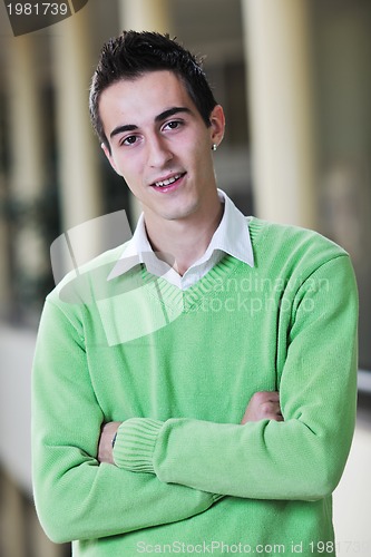 Image of student male portrait at campus