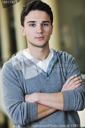 Image of student male portrait at campus