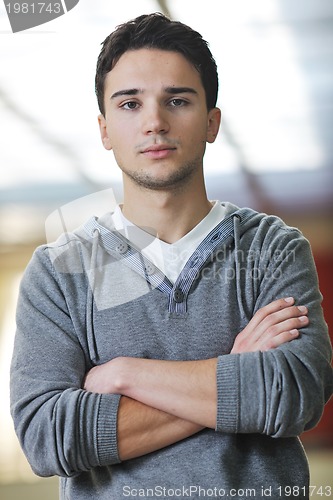 Image of student male portrait at campus