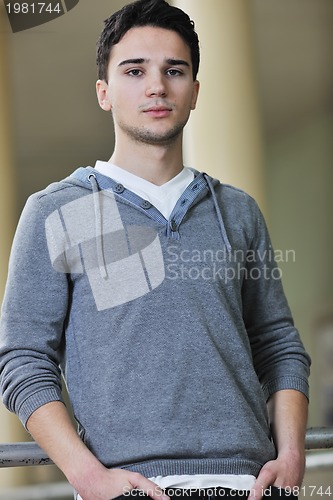 Image of student male portrait at campus