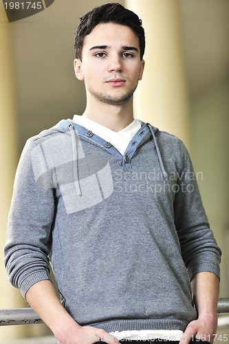 Image of student male portrait at campus