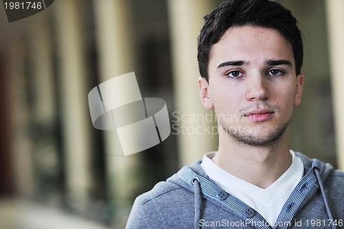 Image of student male portrait at campus