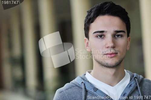 Image of student male portrait at campus