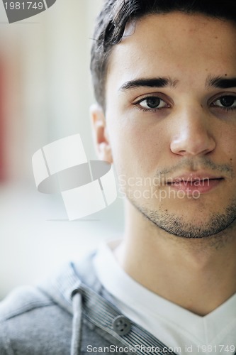 Image of student male portrait at campus