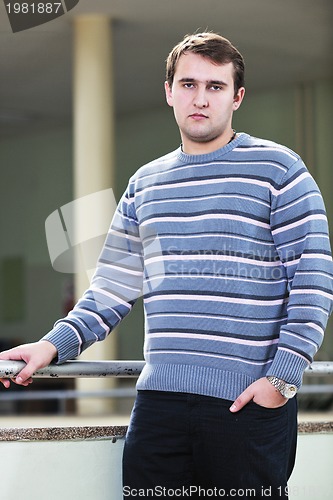 Image of student male portrait at campus