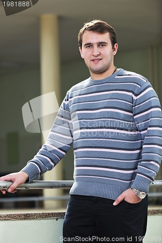 Image of student male portrait at campus