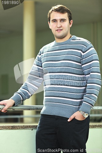 Image of student male portrait at campus