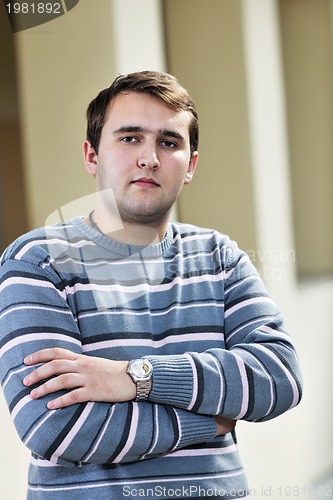 Image of student male portrait at campus