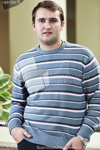 Image of student male portrait at campus