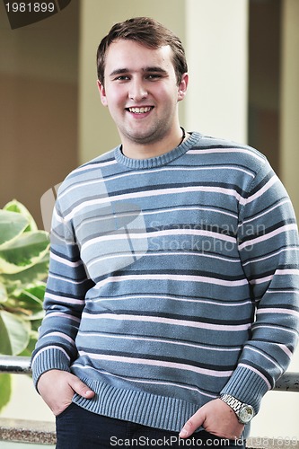 Image of student male portrait at campus