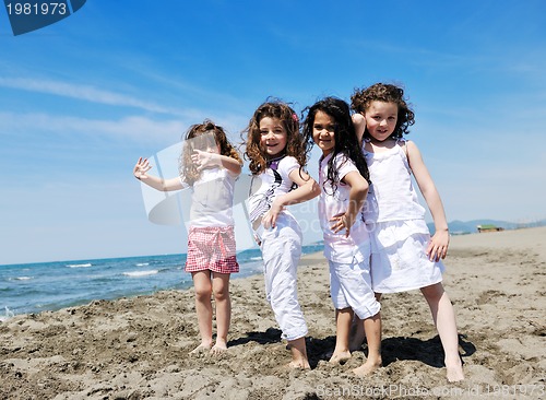 Image of kids playing on beach