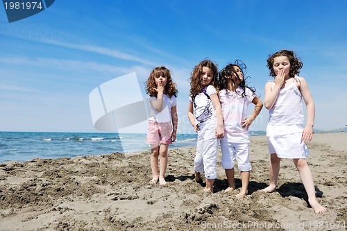 Image of kids playing on beach