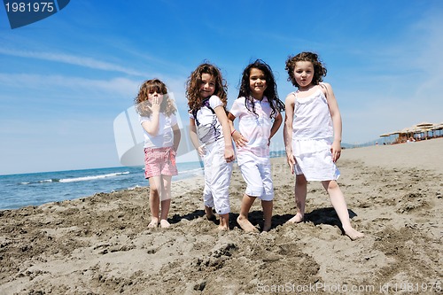 Image of kids playing on beach