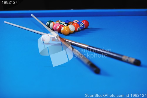 Image of billiard balls