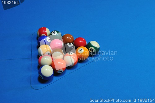 Image of billiard balls