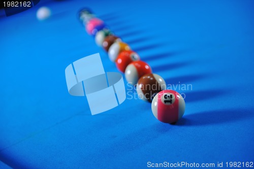Image of billiard balls