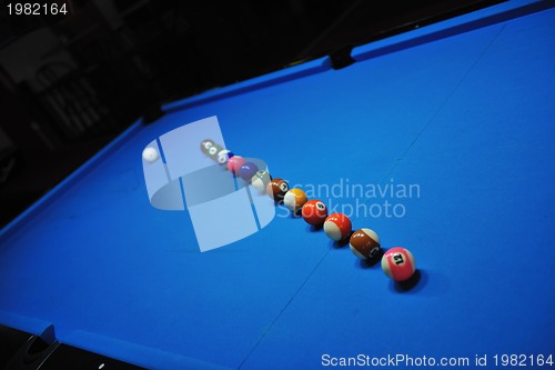 Image of billiard balls