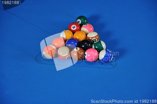 Image of billiard balls