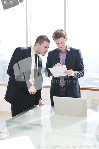 Image of group of business people at meeting