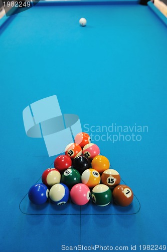 Image of billiard balls