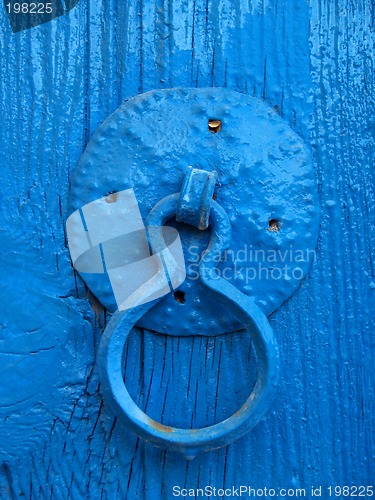 Image of Blue Door Handle